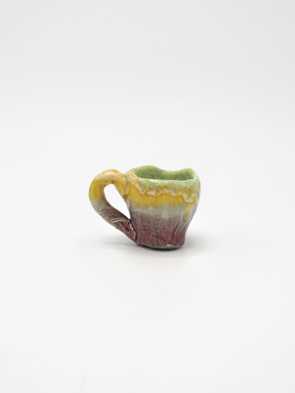 Peter Shire, Pinch pot (yellow and red)