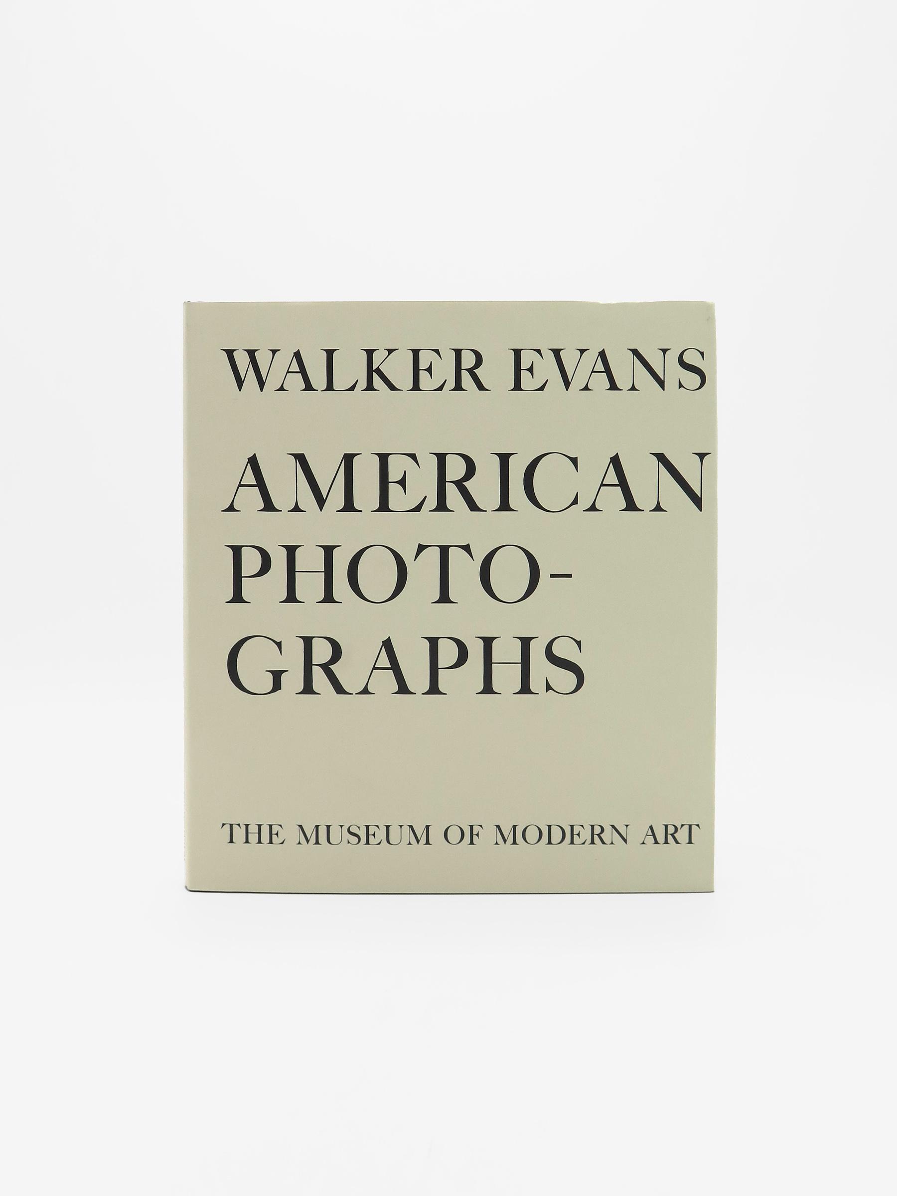 Walker Evans, American Photographs | KARMA Bookstore