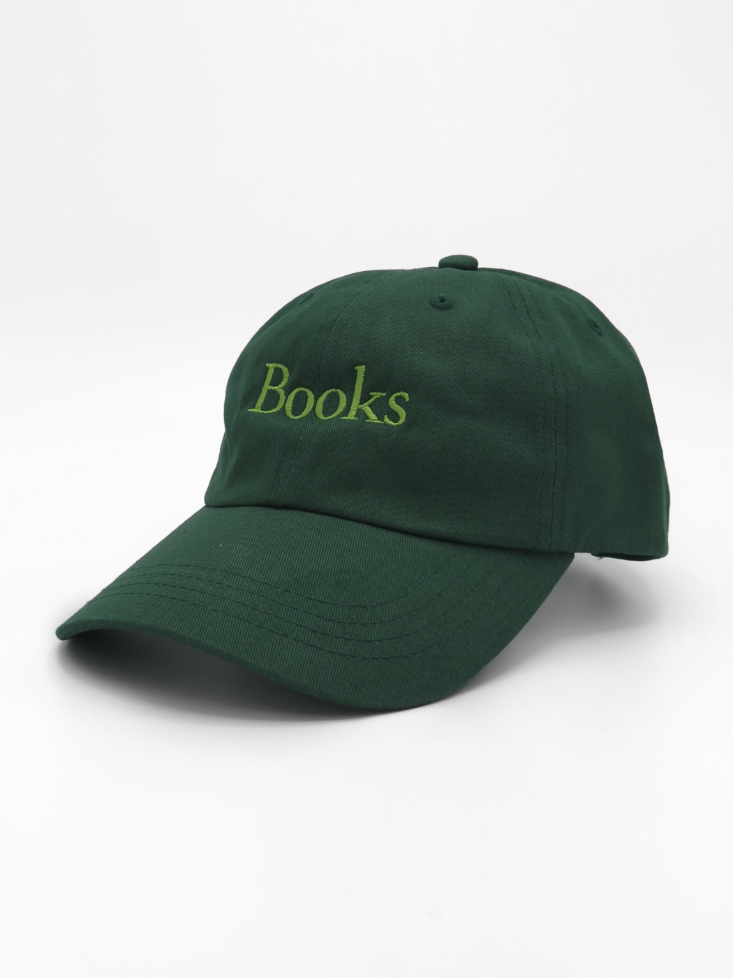 Books baseball cap, Green