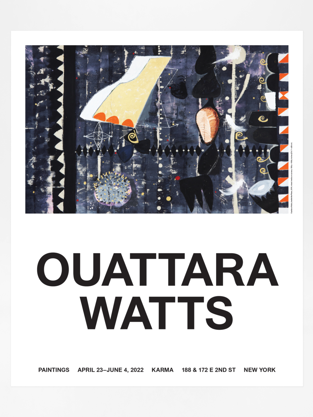 Ouattara Watts, Paintings Poster