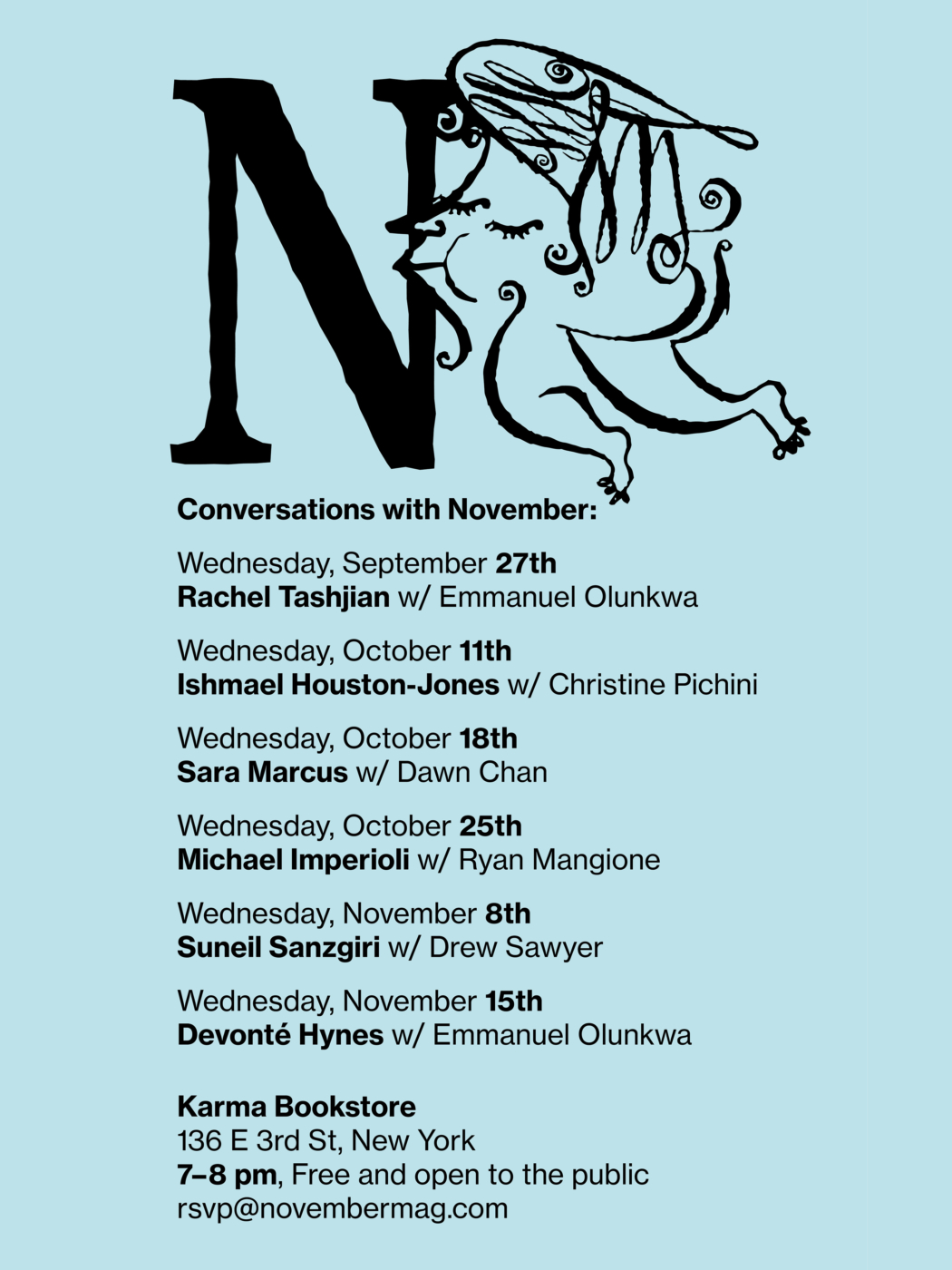 Conversations with November: Rachel Tashjian